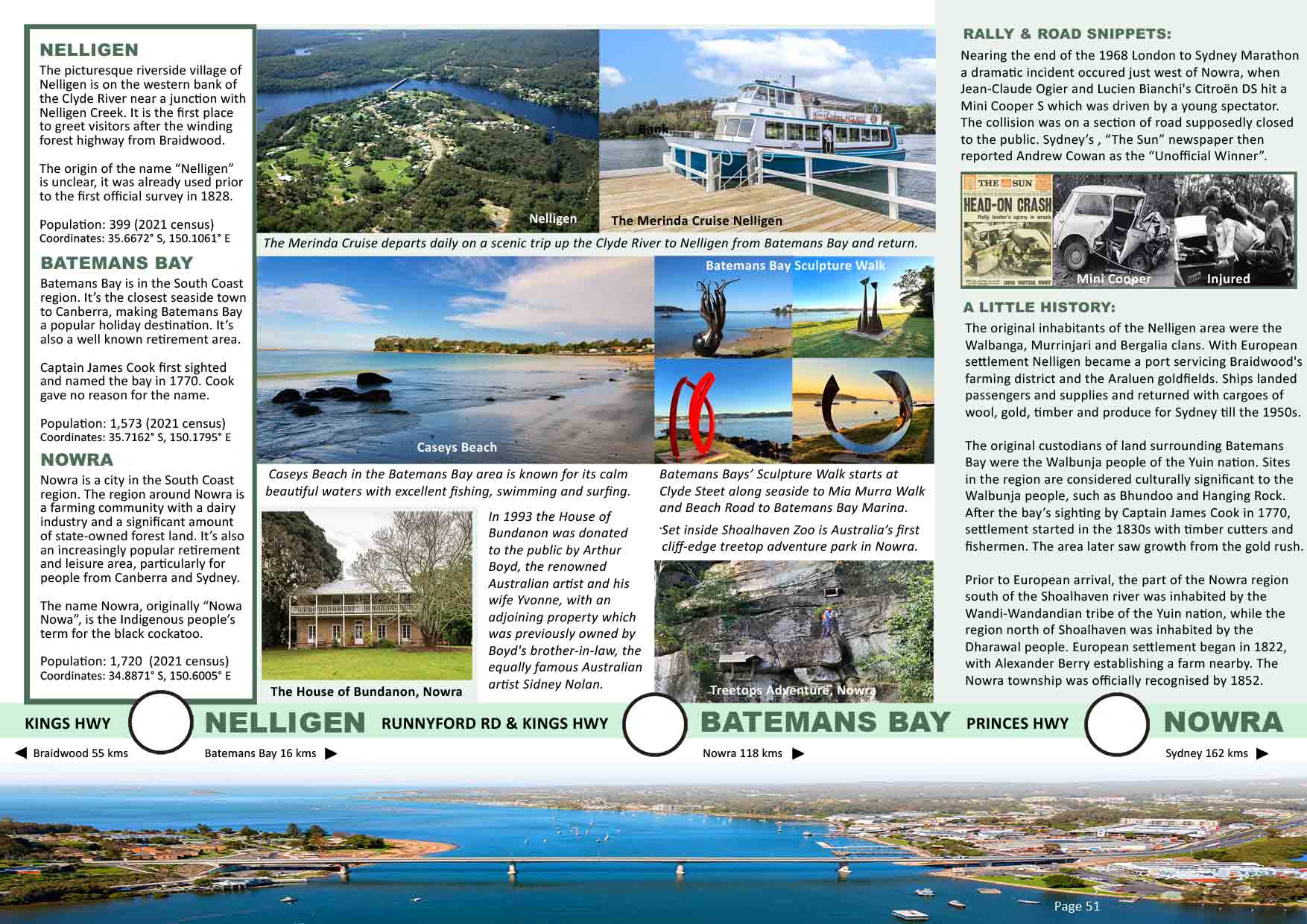 Great Southern Road - NELLIGEN - BATEMANS BAY - NOWRA