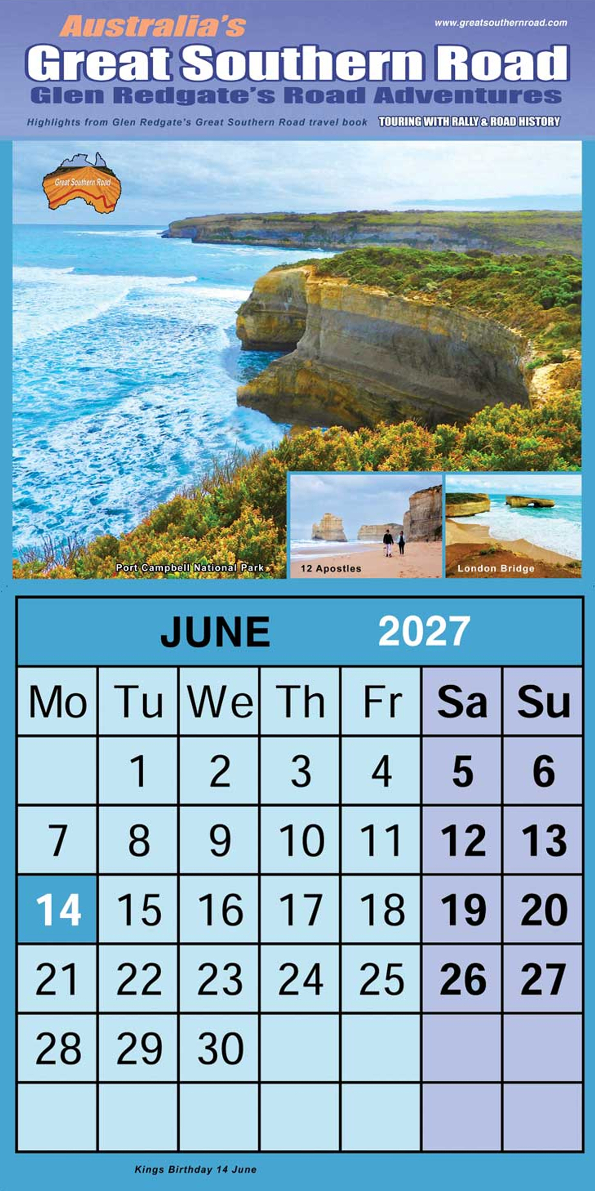 June - Calendar - Great Southern Road