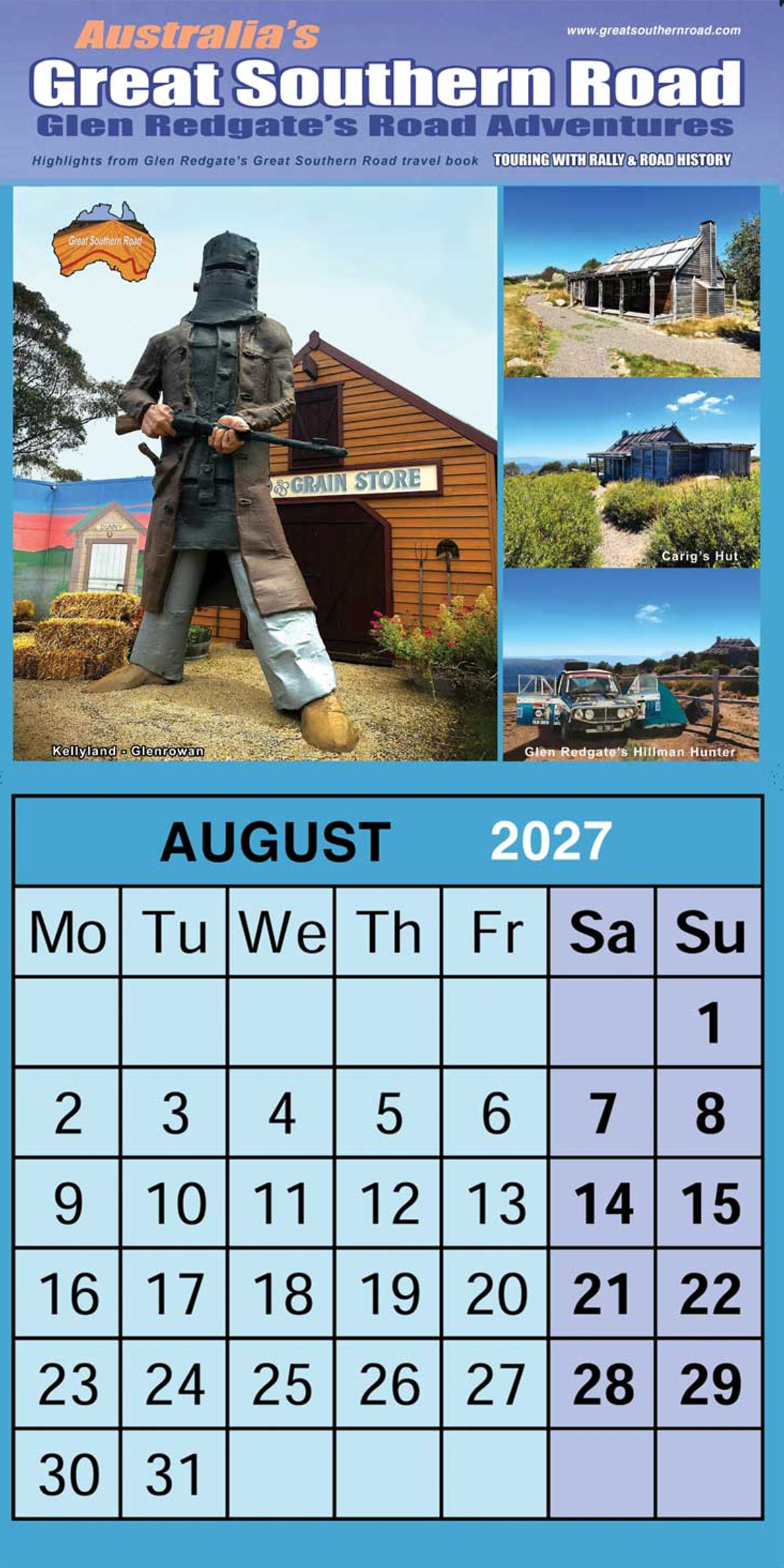 August - Calendar - Great Southern Road